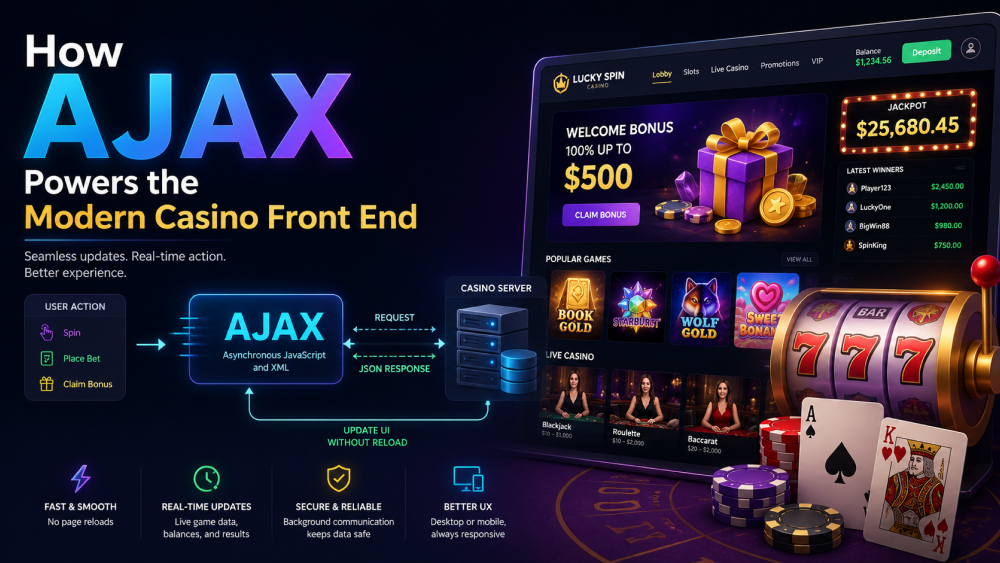 How AJAX Powers the Modern Casino Front End